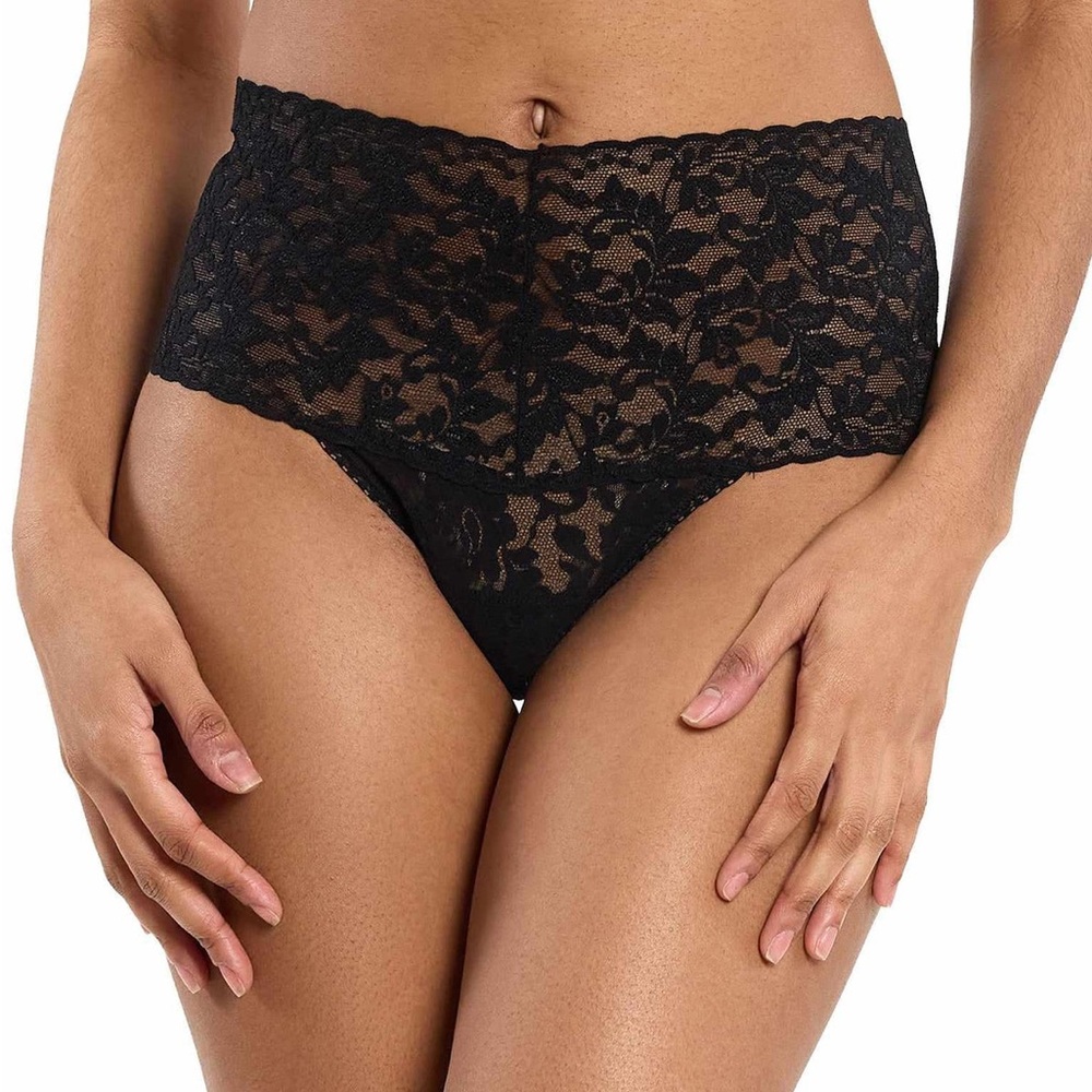 Retro Lace Thong